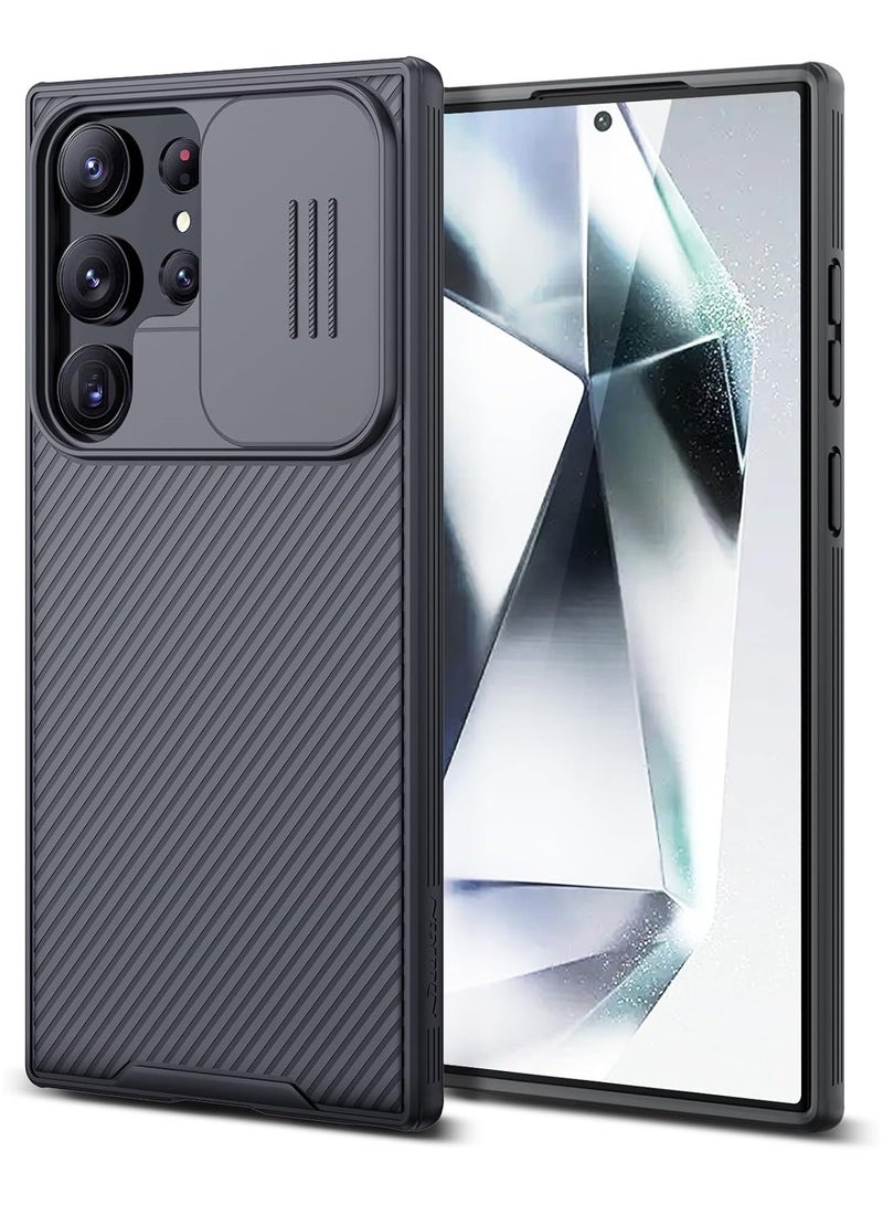 Nillkin for Samsung Galaxy S24 Ultra Phone Case, CamShield Pro S24 Ultra Case with Slide Camera Cover, Lens & Privacy Protection, Slim Fit Shockproof Protective Case for Samsung S24 Ultra Black - Image 1