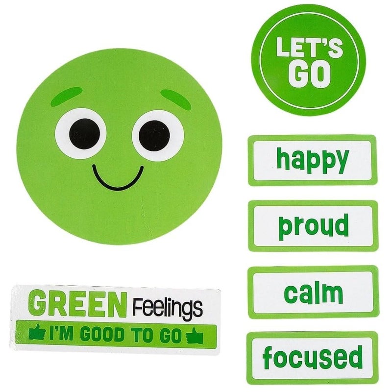 Fun Express Social Emotional Learning Emotion Check-in Cardstock Magnet Set â€“ 29 Pieces, 2" to 7Â¾" Size, Classroom Tools for Emotional Check-ins - Image 4