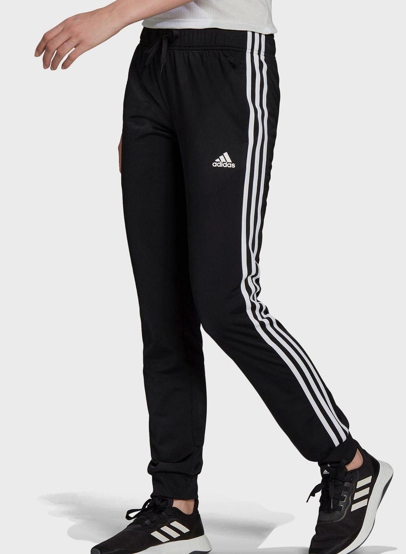 Adidas Essentials Warm-Up Slim Tapered 3-Stripes Track Tracksuit Bottoms - Image 1
