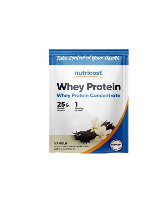 نيوتريكوست، مركز بروتين مصل اللبن بنكهة الفانيليا، حصة واحدة