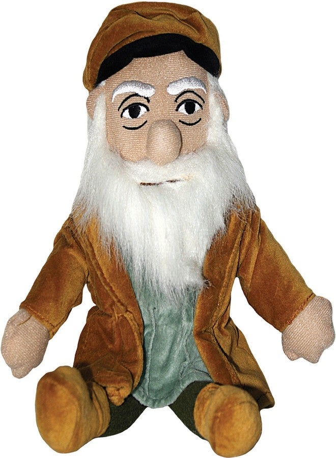 The Unemployed Philosophers Guild Leonardo Da Vinci - Little Thinker - Plush Doll - Image 1