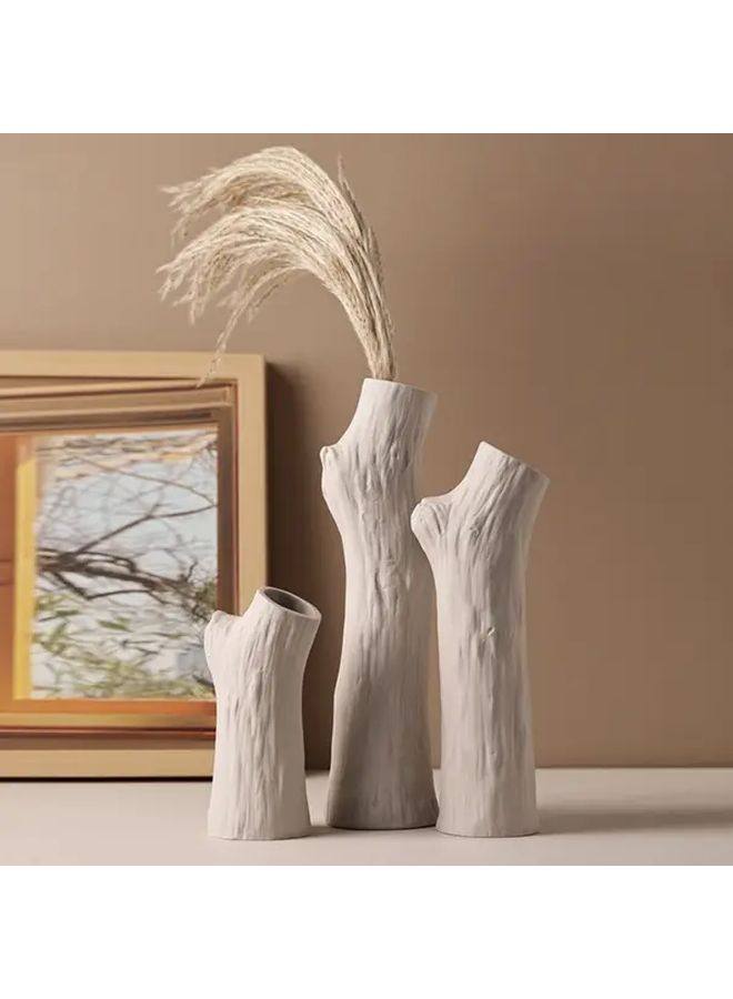 Tree Branch Flower Vase Small Bohemian Style Nordic Creative Ceramic Vase Vintage Elegant Home Living Room Entrance Decorative Thanksgiving Wedding - Image 2