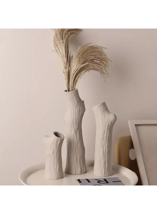 Tree Branch Flower Vase Small Bohemian Style Nordic Creative Ceramic Vase Vintage Elegant Home Living Room Entrance Decorative Thanksgiving Wedding - Image 5