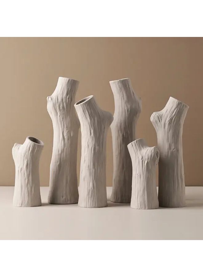 Tree Branch Flower Vase Small Bohemian Style Nordic Creative Ceramic Vase Vintage Elegant Home Living Room Entrance Decorative Thanksgiving Wedding - Image 3
