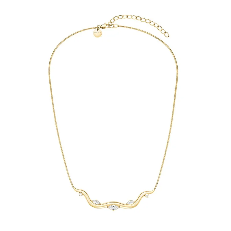 RoseField Rosefield Wave Choker Gold - JNWCG-J1308