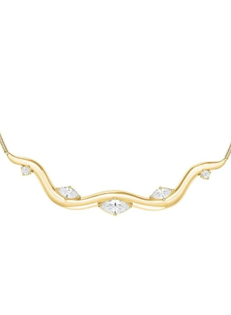 Rosefield  Wave Choker Necklace, Gold Plated for Women | Best Price UAE