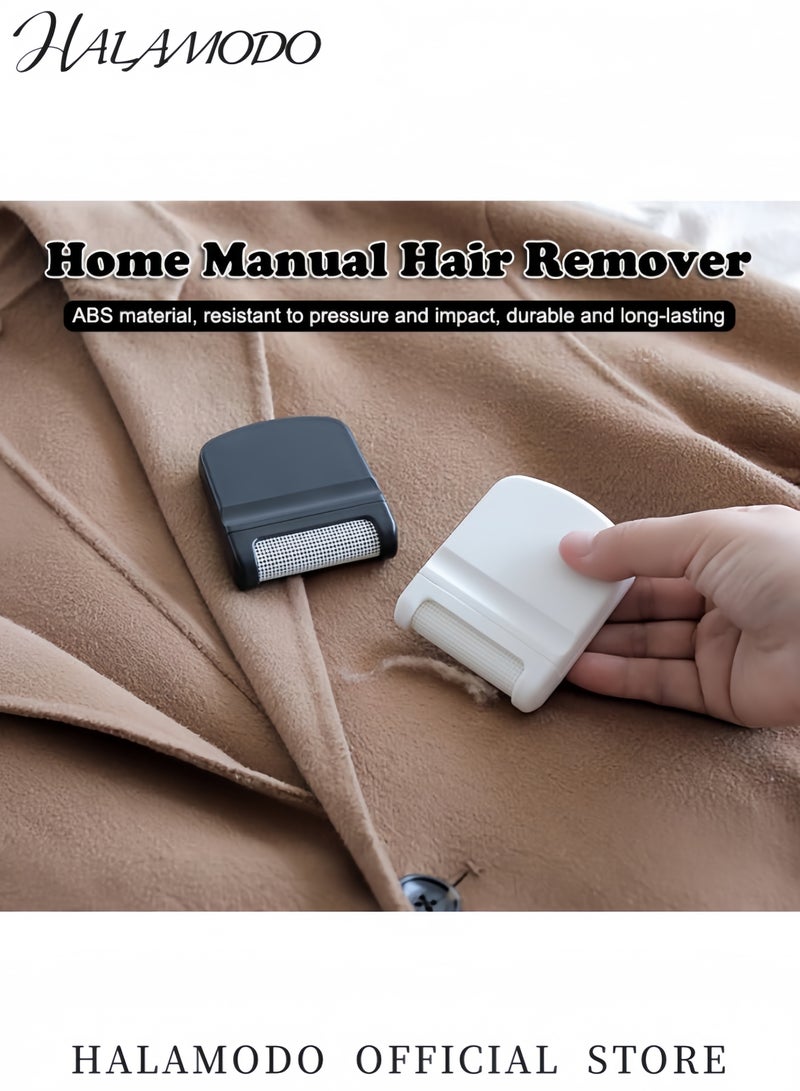 HALAMODO Portable Mini Clothes Shaver Lint Remover and Hairball Trimmer Manual Sweater Defuzzer for Clothing Travel Fabric Shaver No Batteries or Charging Required - Image 3