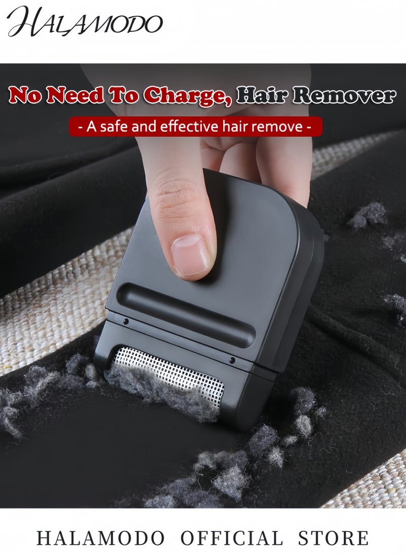 HALAMODO Portable Mini Clothes Shaver Lint Remover and Hairball Trimmer Manual Sweater Defuzzer for Clothing Travel Fabric Shaver No Batteries or Charging Required - Image 5