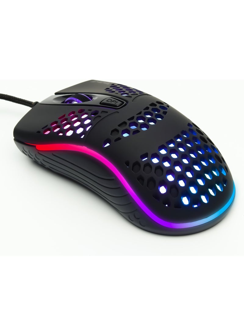 RUSH RM02 RGB 1600 DPI Gaming Mouse  - Image 3