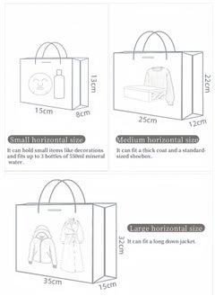 Harse Color Gift Bag with Handle, Oil Painting Gift Paper Bags Medium Size Small Gift Bags Birthday Craft Paper Gift Bags for Presents,Birthdays, Mother's Day,Weddings, Party（25*12*22cm）  - Image 3