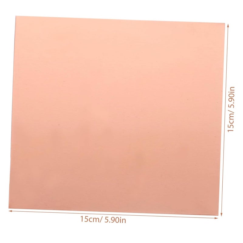 لوح نحاسي سميك لأعمال الحرف اليدوية لصنع المجوهرات والأعمال الكهربائية 1 مم - Image 3