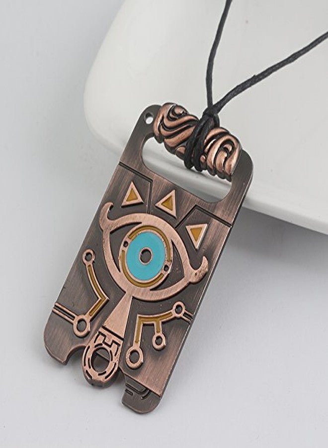 DoubleChin Zelda Sheikah Slate Keychain and Necklace Set (2 Pieces) - Image 3