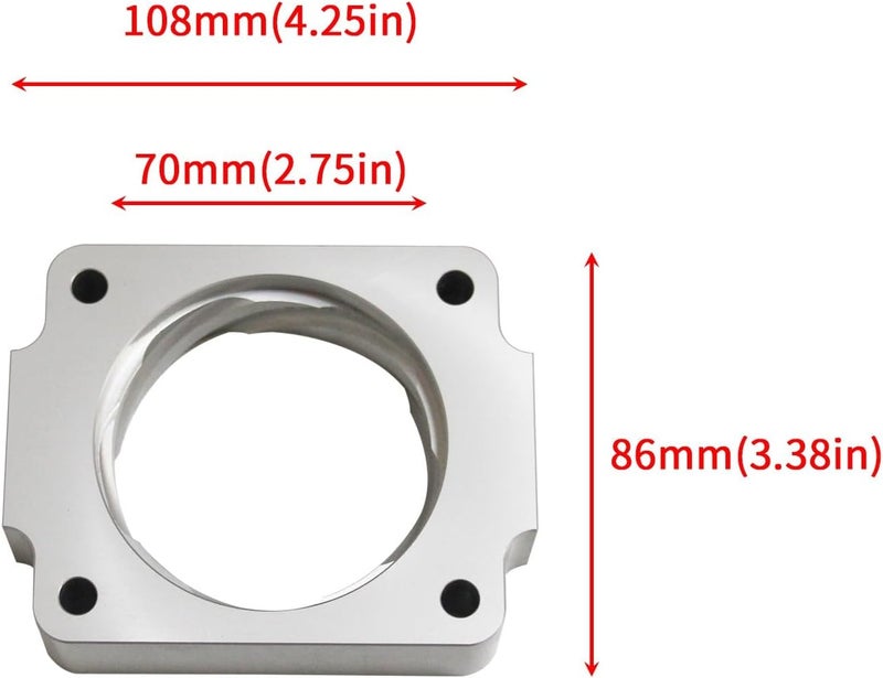 LPFIDI Throttle Body Spacer Kit for Ford Vehicles - Image 3