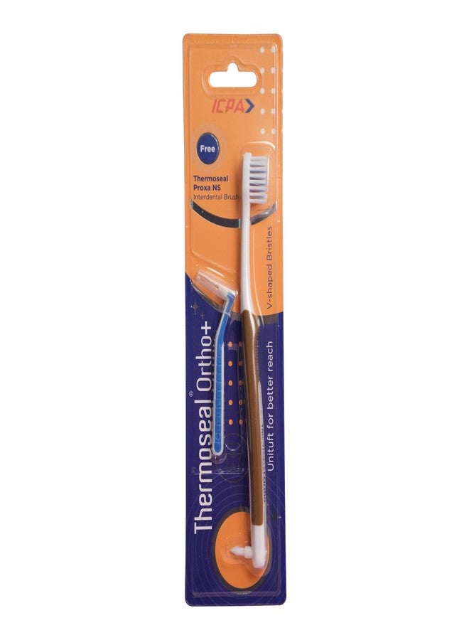 ICPA Thermoseal Proxa Wide Space Interdental Brush for adults (Pack of 2) & Thermoseal Brush (Pack of 2) | Multicolor - Image 2