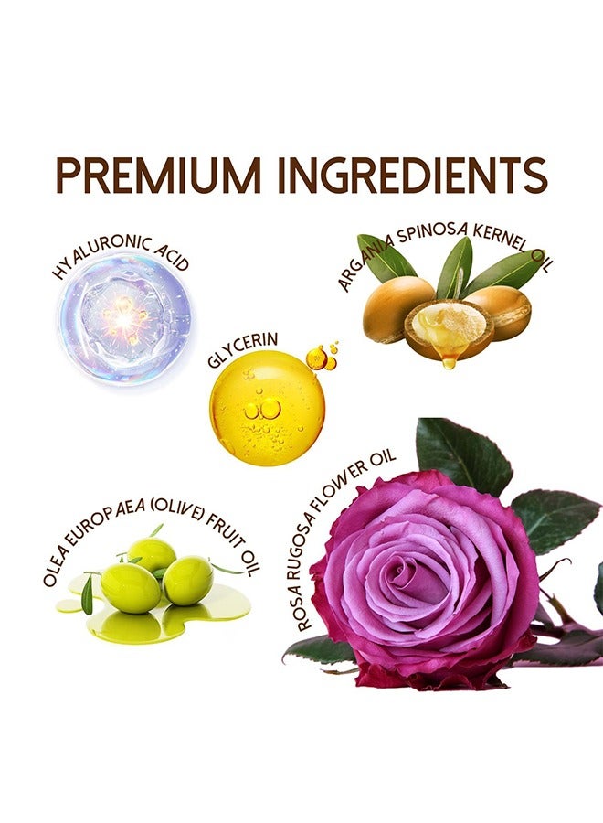 OceAura Zawina Morocco Black Beldi Soap, Black Soap with Argan and Rose, Zawina Morocco Body Scrub, Body Exfoliator Scrub, Moroccan Black Soap with Organic Argan, Beldi Soap, Black Moroccan Soap - Image 2