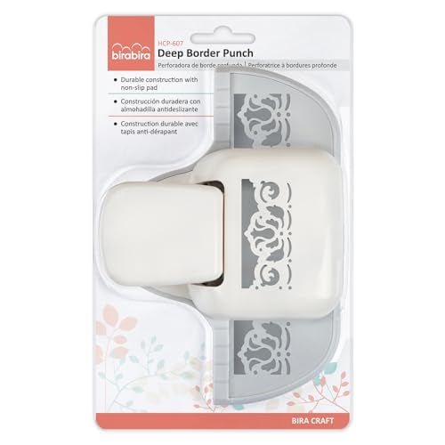 BiraBira Bira Deep Edger Border Craft Punch for Scrapbooking Cards Arts (Tulip) - Image 3