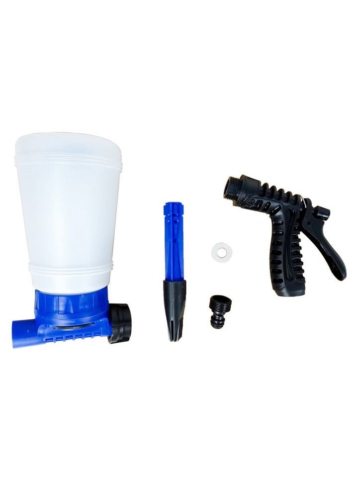 انخفاض ضغط المياه بندقية رغوة وعاء قابل للتعديل فوهة رش غلاية غسيل السيارات حاوية الصابون مع مقبض - Image 4