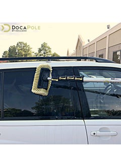 Generic Docazoo Docapole Soft Bristle Car Wash And Scrub Brush Extension Pole Attachment 10 For Deck Truck Boat Rv House Siding Safe With Water Long Handle Pole Not Included  - Image 2