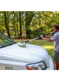 Generic Docazoo Docapole Soft Bristle Car Wash And Scrub Brush Extension Pole Attachment 10 For Deck Truck Boat Rv House Siding Safe With Water Long Handle Pole Not Included  - Image 3
