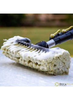 Generic Docazoo Docapole Soft Bristle Car Wash And Scrub Brush Extension Pole Attachment 10 For Deck Truck Boat Rv House Siding Safe With Water Long Handle Pole Not Included  - Image 4