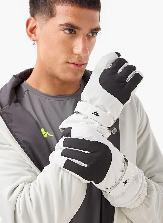 Kappa Kappa Gloves with Adjustable Wrist Strap