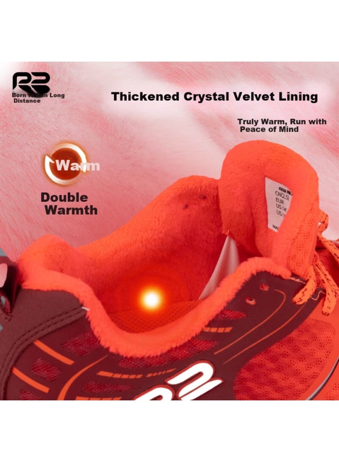 R2 Real Run Cloud Fleece Year Of The Horse Running Shoes Men's Shock Absorption Sports Shoes Cushioned Warm Non-slip Outdoor Shoes Women's - Image 1