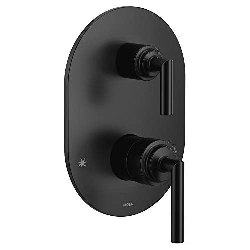 Moen UTS3311BL Arris MCORE 3Series 2Handle Shower Trim with Integrated Transfer Valve Valve Required Matte Black - Image 1