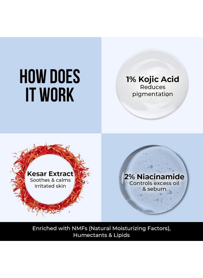 Dr. Sheth's Kesar & Kojic Acid Moisturizing Cream | For Normal To Combination Skin | Reduces Pigmentation | 48Hr Deep Hydration | Non Sticky | Formulated With Nmfs | For Men & Women |50G - Image 5