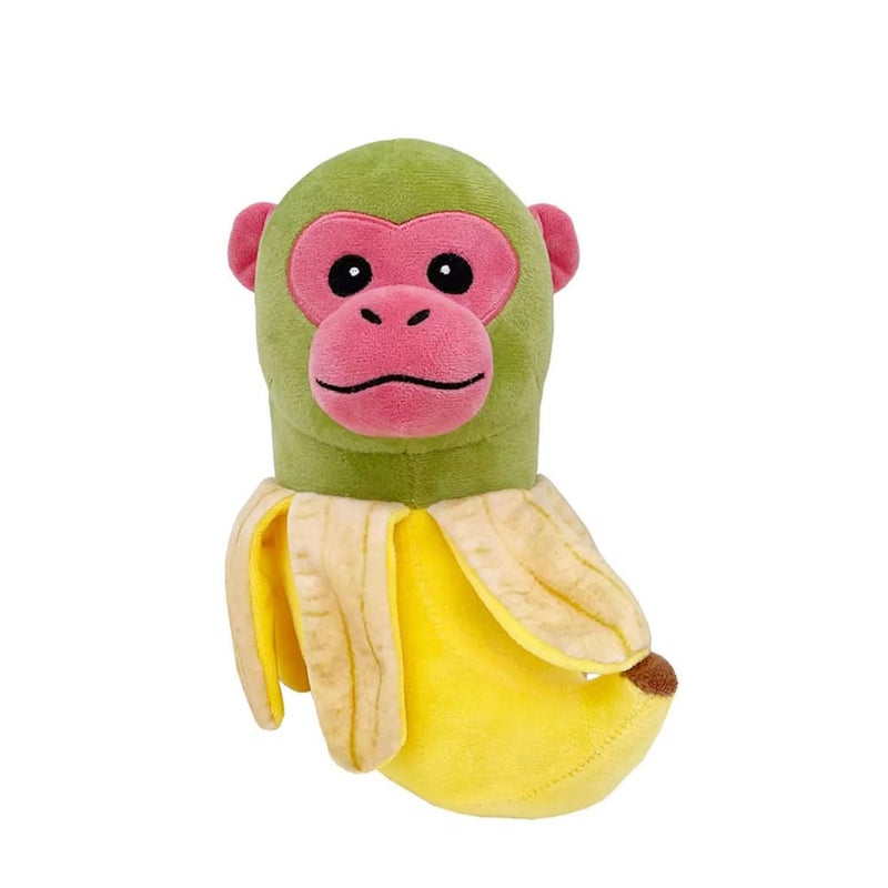 Italian BrainrotTung Tung Tung Sahur Plushies Toy 13inch for Fans Gift Soft Stuffed Animal Pillow for Home Kids Bedroom Decor Birthday Christmas Choice for Boys GirlsBanana Monkey