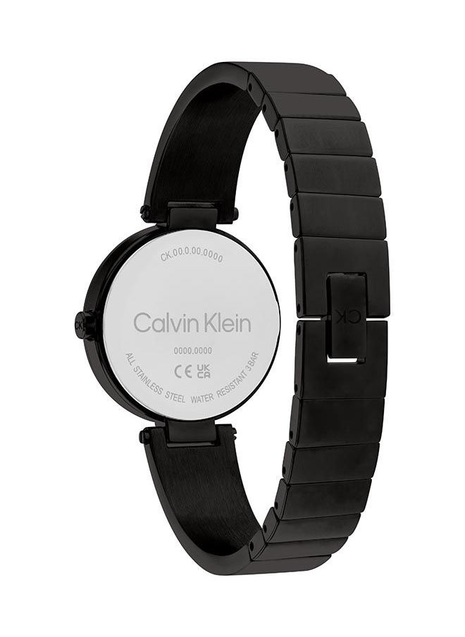 CALVIN KLEIN ساعة يد نسائية من الستانلس ستيل بعقارب دائرية الشكل 25200310 - 30 ملم  - Image 2