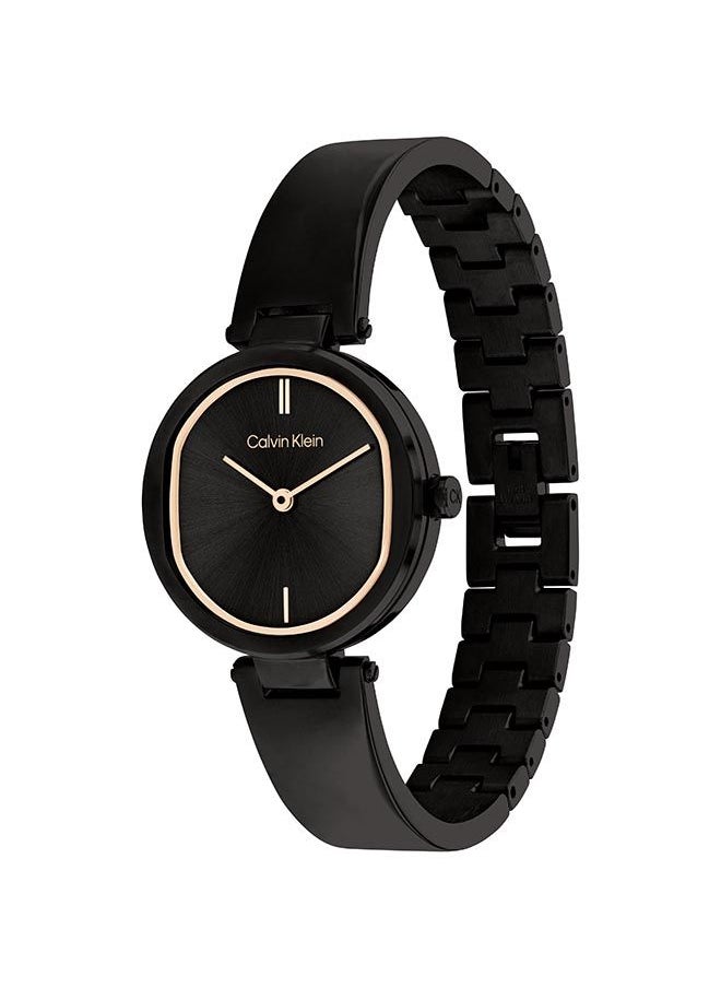 CALVIN KLEIN ساعة يد نسائية من الستانلس ستيل بعقارب دائرية الشكل 25200310 - 30 ملم  - Image 3