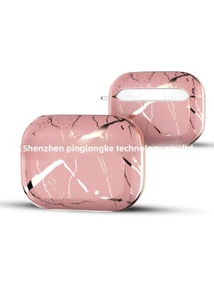 Bluetooth Earphone Case Electroplated Marble Airpods Protective Case For Airpods Pro Earphone Case In Stock-Color:PM15-Applicable Model:Airpods Pro2