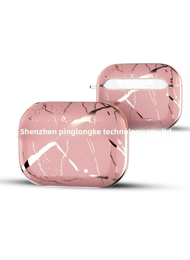 Generic - Bluetooth Earphone Case Electroplated Marble Airpods Protective Case For Airpods Pro Earphone Case In Stock-Color:PM15-Applicable Model:Airpods Pro2 - Image 1