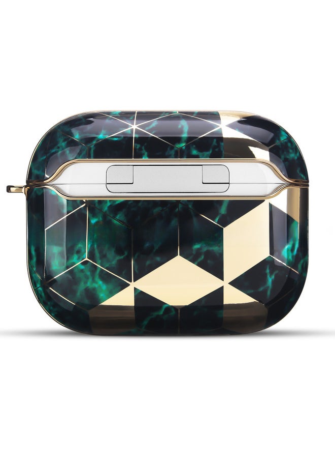 Generic - Bluetooth Earphone Case Electroplated Marble Airpods Protective Case For Airpods Pro Earphone Case In Stock-Color:PM15-Applicable Model:Airpods Pro2 - Image 1