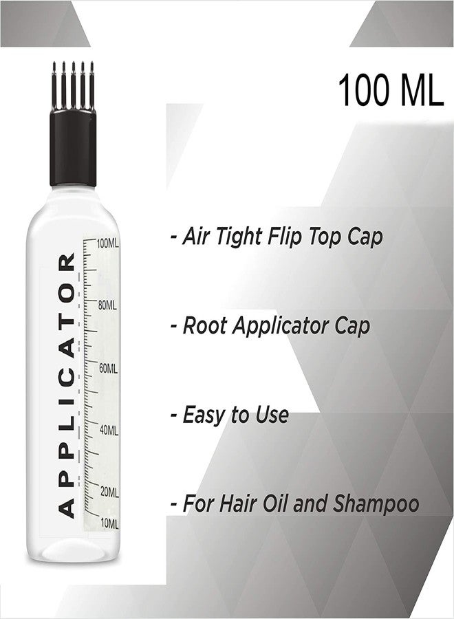 LUXURIA Hair Oil/Hair Dyeing Coloring Applicator Bottles Root Comb Applicator Bottle Dispenser with Comb Salon Hair Tools (200 ML) - Image 2
