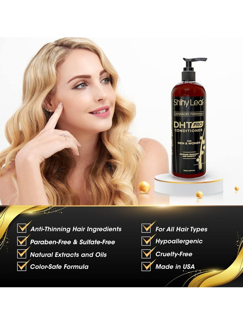 Shiny Leaf Shiny Leaf DHT Pro Conditioner - Advanced Formula with Procapil and Capixyl, DHT Blockers and Natural Extracts, Hair Loss Conditioner For Women And Men, 16 Fl. Oz  - Image 2