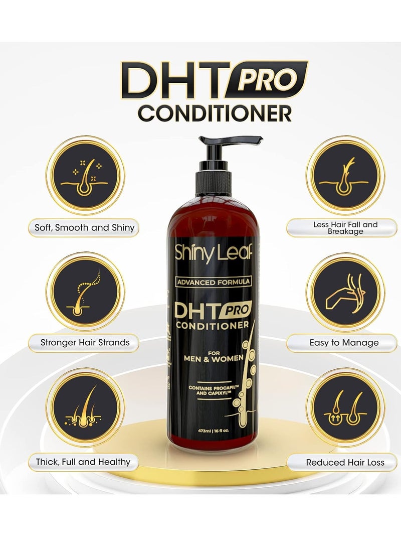 Shiny Leaf Shiny Leaf DHT Pro Conditioner - Advanced Formula with Procapil and Capixyl, DHT Blockers and Natural Extracts, Hair Loss Conditioner For Women And Men, 16 Fl. Oz  - Image 3