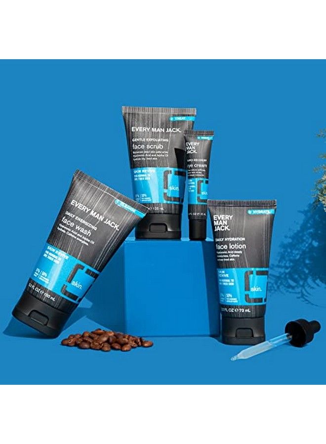 Every Man Jack Daily Hydration Face Lotion For Men Deeply Moisturize And Revive Dry Tired Skin With Hyaluronic Acid Caffeine And Green Tea 2.5 Oz Men’S Face Lotion Twin Pack - Image 4