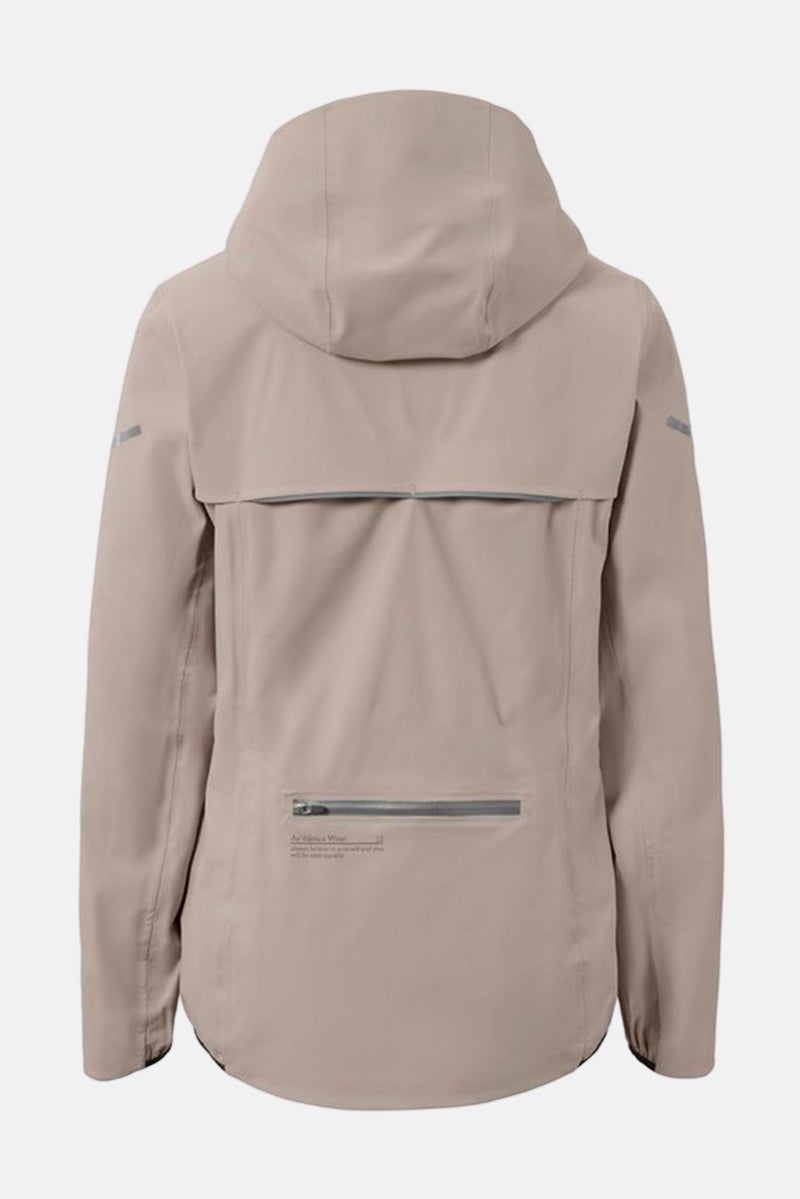 Tchibo Women Sportswear Fit Plain Running Jacket, Grey - Image 3