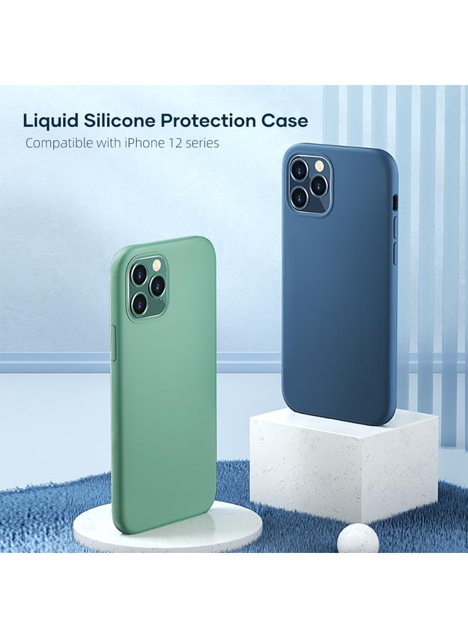 روك جراب لهاتف iPhone 12 Pro Max، جراب واقٍ من السيليكون السائل المقاوم للصدمات - Image 3