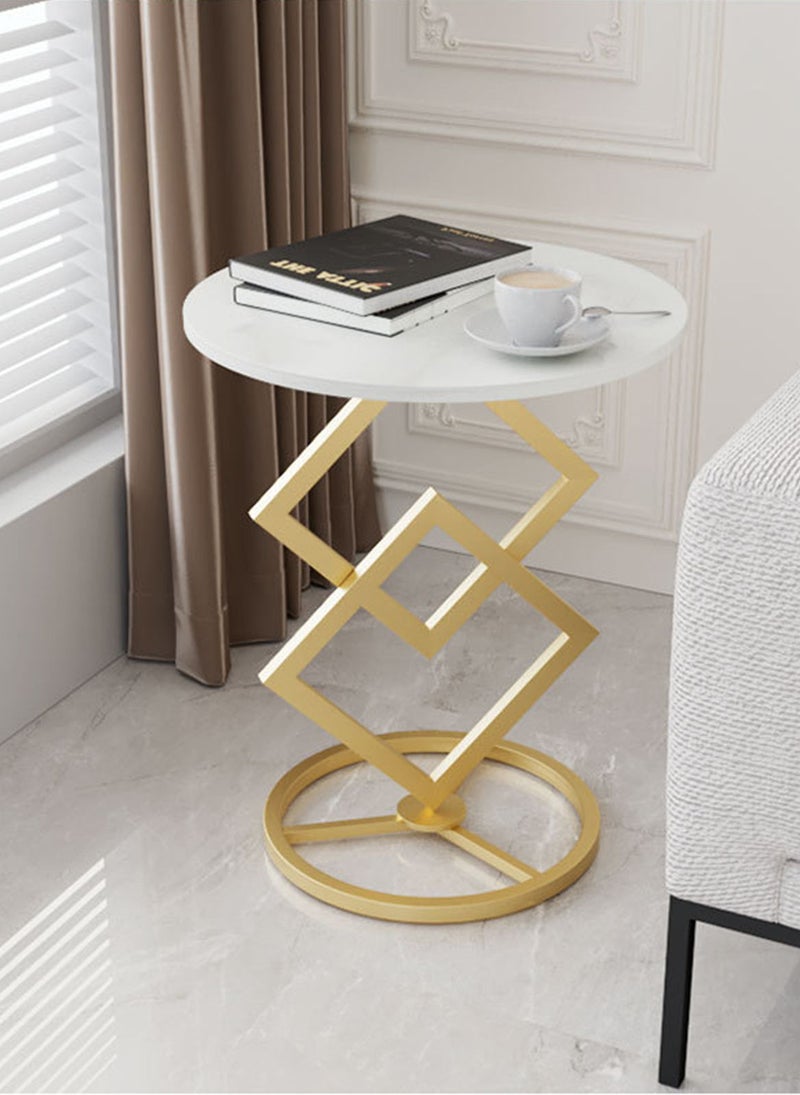 Sharpdo Living Room Sofa Rock Slab Side Table Coffee Table 58*40*40CM - Image 3