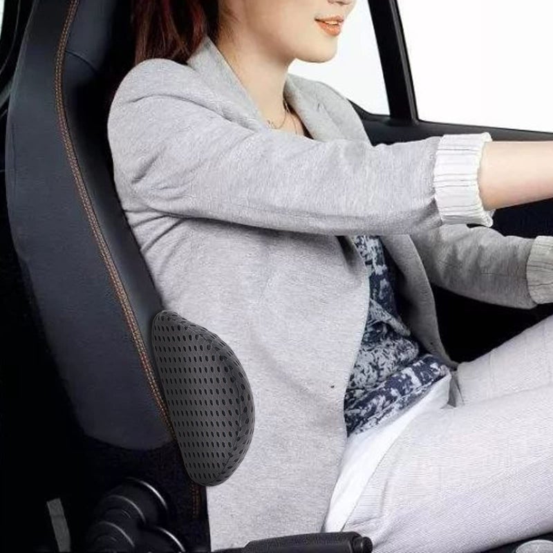 Memory Foam Lumbar Support Pillow for Office Chair, Car Seat, and Travel, Breathable Ergonomic Back Pillow with 4D Mesh Cover - Image 5