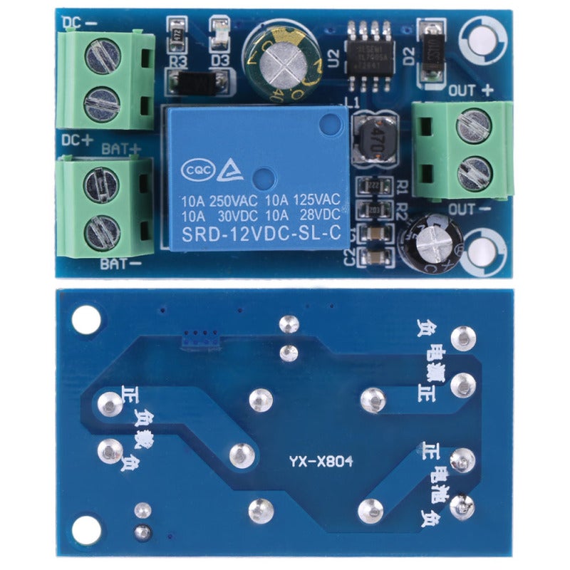 DC Power Supply 12V-48V DC Automatic Switching - Screw Terminals Battery Controller for Incubator Network Emergency Power Backup - Image 4