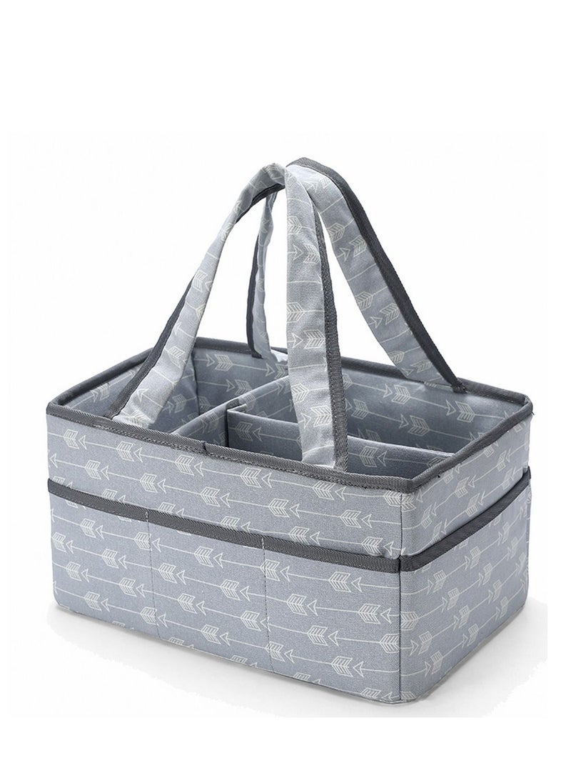 Kiddale - Baby Diaper Caddy Basket | Caddy Organizer Bag | Diaper Storage Bag| Baby Essentials Storage Organizer Bag - Image 1