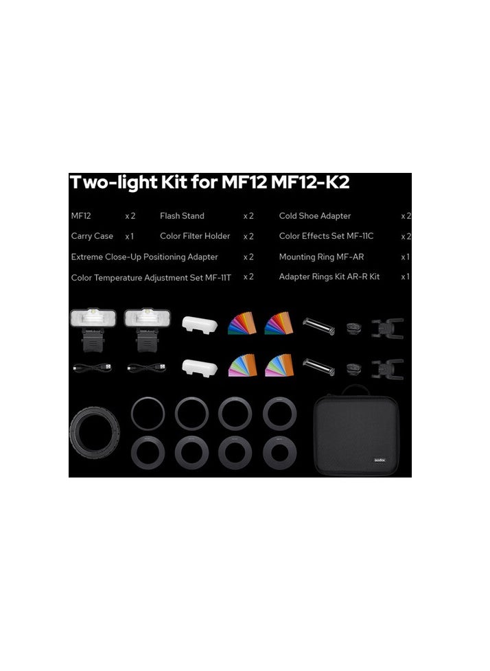 Godox Godox MF12 Macro Flash 2-Light Kit  - Image 4