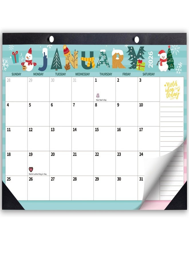 Windrio 2026 Desk Calendar Wall Calendars, Large 17" x 12", November 2025 - December 2026 Monthly Planner Desktop, 14 Months Planning Organizing for Home, School, Office, Holiday, Green - Image 1