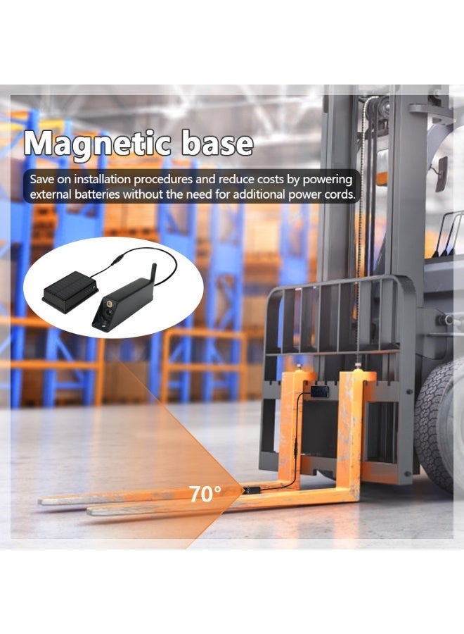 HD 1080P Forklift Laser Camera System Fork Magnetic Mounted Forklift Wireless WIFI Camera Safety Forklift Monitor System with Battery - Image 3