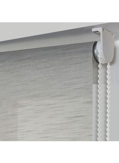 Deco Window Deco Window Sheer Roller Blinds for Windows 34 Inches W X 84 Inches H Grey RollUp Shades Light Filtering Sun UV Protection Polyester Curtains for Home Office  - Image 5