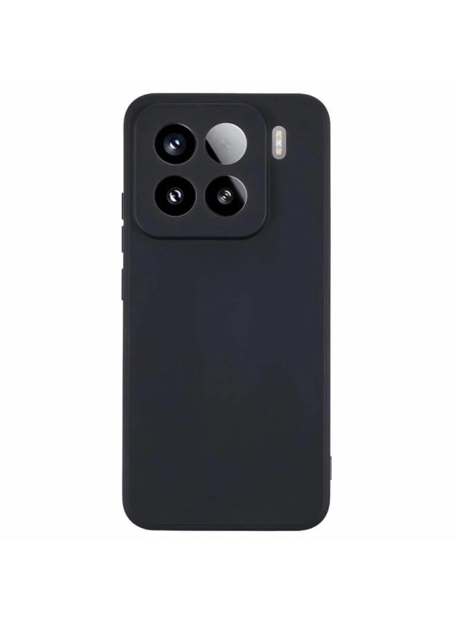 Protective Cover For Xiaomi 15 Pro , Slim Fit Soft Back TPU Case Flexible Silicone Cover Compatible For Xiaomi 15 Pro - Black