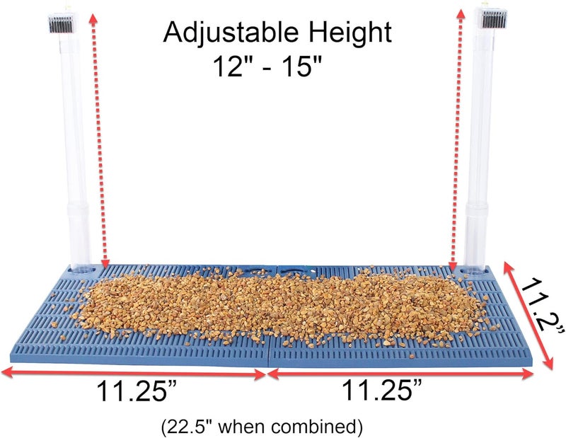 Penn Plax Penn-Plax Clear-Free Premium Under Gravel Aquarium Filter for Freshwater and Saltwater - Suitable for 15-20 Gallon Tanks - Image 3